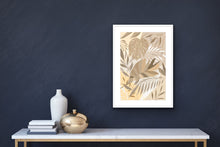 Load image into Gallery viewer, Golden Flora Wall Print
