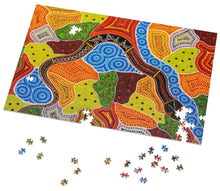 Load image into Gallery viewer, 1000 Piece Jigsaw Puzzle - Rainbow Serpent Creation II
