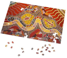Load image into Gallery viewer, 1000 Piece Jigsaw Puzzle - Rainbow Serpent Creation
