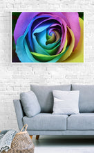 Load image into Gallery viewer, Rainbow Rose Wall Print
