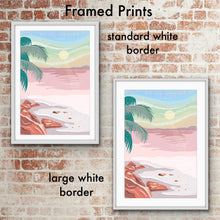 Load image into Gallery viewer, Salmon Beaches Wall Prints - Set of 2
