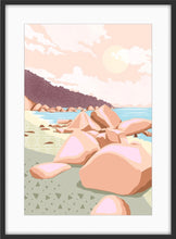 Load image into Gallery viewer, Salmon Beaches Wall Prints - Set of 2

